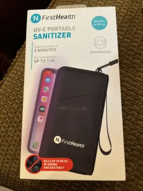 Fh7069 First Health Firsthealth Uv-c Portable Sanitizer Phone Pouch Fits Smartphones Up To 7 Inch
