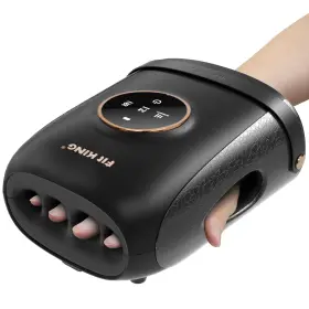 Ft-095h-b Fit King Cordless Hand Massager Compression Heating Finger Wrap Arthritis Black Hsa-fsa