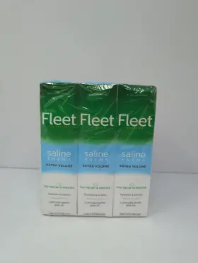 2028-1-1 Fleet 301320000313 Laxative Saline Enema 7.8 Fl Oz Pack Of 6