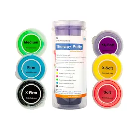 Flintrehab 608766137253 Quality Therapy Putty For Kids And 3 Ounce Pack Of 6 Multicolored