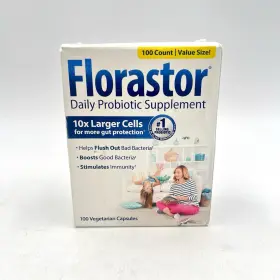 592940 Florastor 250 Mg Daily Probiotic Supplement - 100 Vegetarian Capsules
