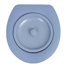 35.00x17.00x4.00cm Fomiyes 8du4du49nlk3400zya Toilet Seat Bucket With Lid Mat Potty Gray