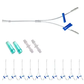 Jm-3wtub Foqitoxi 10 Pcs Tee Oxygen Tubes Splitter 3 Ways Tubing With Valve Comes