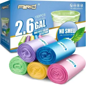 Forid 742354184417 Small Trash Bags For Bathroom - 2.6 Gallon 150 Pack