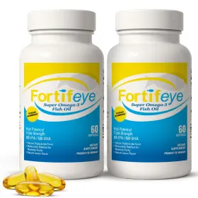 Fortifeye Vitamins 051497081317 Omega 3 Fish Oil 120 Count 1600mg Triple Strength Epa Dha Super Norway