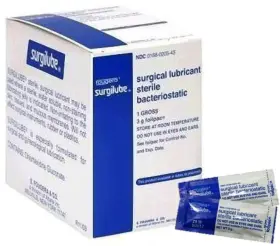 Fougera 301680205434 Surgilube Lubricating Jelly 3gm Foil Packs 144/bx