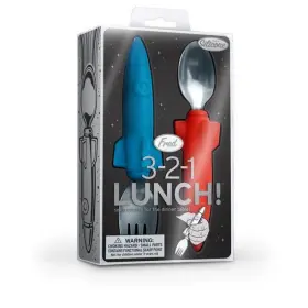 321l Fred & Friends And Lunch Rocket Utensils Each