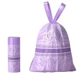 Fl-3014 Freshlix 4 Gallon Small Trash Bags 31 Count Pack Of 1 31count Purple