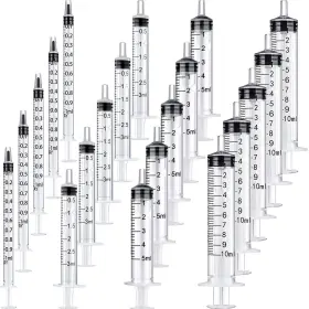 Frienda 659438882452 20 Packs Plastic Syringe With Measurement Suitable For Measuring Watering Ref