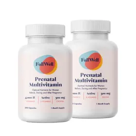 Fcp1-amz2 Fullwell Prenatal Multivitamin Choline Folate Fetal Growth 240 Count 2 Pack