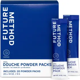 Future Method 850006379156 Anal Douche Powder With Reuseable Beaker - Ph Balanced And Soothing Flush