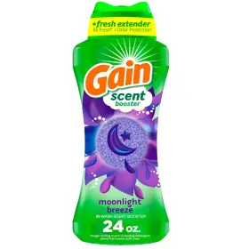 Gain 030772088760 Laundry Scent Booster Beads Moonlight Breeze 24 Ounce In-wash Fresh Odor