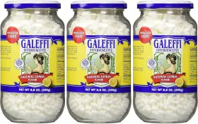 Galeffi 640864817811 Effervescent Antacid Natural Lemon Flavor 8.8 Oz 250g -3 Pack