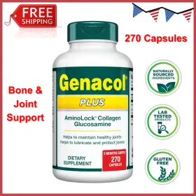 88752 Genacol Glucosamine And Collagen Joint Supplement 270 Capsules Extra-strength