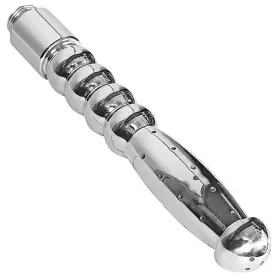 Bs-1017-ss German Diagnostics Side Drilled Beaded Douche Nozzle - 316l Stainless Steel Shower Enema Attachment