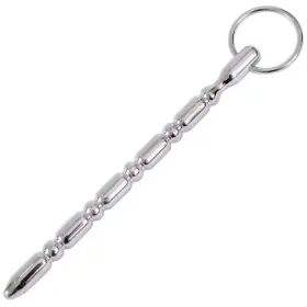 Bs-2058 German Diagnostics Tiki Totem Pole Sound 5 Inch Ribbed Surgical Steel Male Urethral Sounding Penis Plug