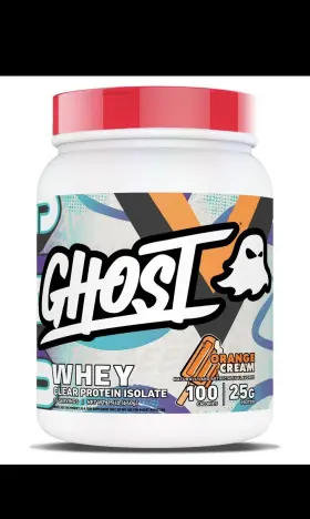Ghost Fg-whey-iso-oc20 Protein Powder Clear Whey Isolate 1.4 Lb Orange Cream 25g Post Workout
