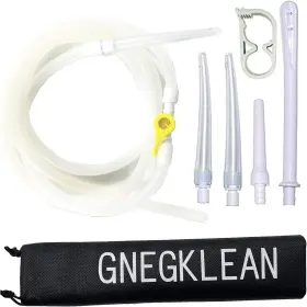 Gnegklean 797241835996 Enema Tubing Replacement Pack For Bucket And Enemas Bag 5.24ft. Long S