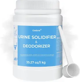 Godora 642380725052 Eco-friendly Poo Urine Gel Powder With Spoon 2.2 White