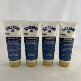 Gold Bond 041167042359 4 X Overnight Deep Moisturizing Body Lotion 8oz Normal To Dry Skin