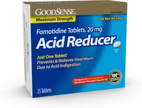 194a7 Goodsense Maximum Strength Famotidine Tablets 20 Mg Acid Reducer For