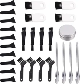Ajew-gf0004-15-us16 Gorgecraft 27pcs Pollen Scrapers Kit For Grinder Including Plastic Set D