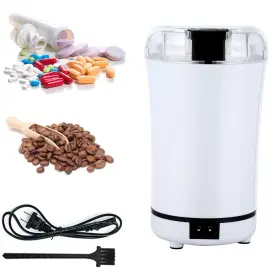 Ym-01 Goubiancen Multifunctional Electric Pill Crusher Grinder- Grind The Medicine And White