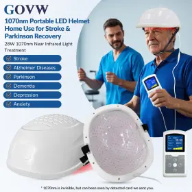 Lh280-b-10184 Govw 1070nm Pbm Helmet Near Infrared Light Treatment Therapy For Depression Anxiety