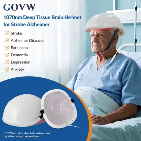 Lh280-b-10185 Govw 1070nm Parkinson Disease Treatment Helmet Brain Photobiomodulation Therapy Ptsd