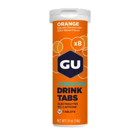 123140 Gu Energy Electrolyte Drink Tabs Hydration Tablets Orange 96 Servings Fitness