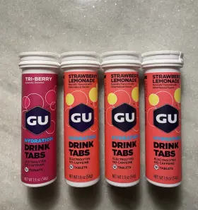 Gu Energy 769493201935 Hydration Electrolyte Drink Tablets 4-count 48 Servings Assorted