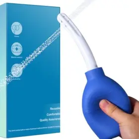 Guatbsecure 772467529577 Douche Enema Bulb For Men Or Women - With Anti Back-flow And 8 Shower Holes