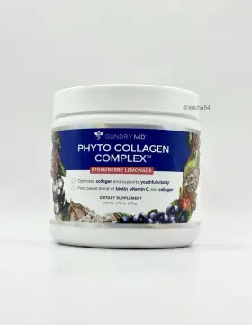 Gundry Md 810075810448 Phyto Collagen Complex Multivitamin Powder Strawberry Lemonade 4.76 Oz
