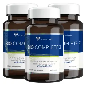 Gundry Md 810075811285 Gut Health Support Supplement - Bio Complete 3 90 Day Supply