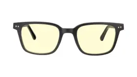Mur-12301 Gunnar Computer Glasses Blue Light Blocking Anti Glare Amber Lens Muir Ebony
