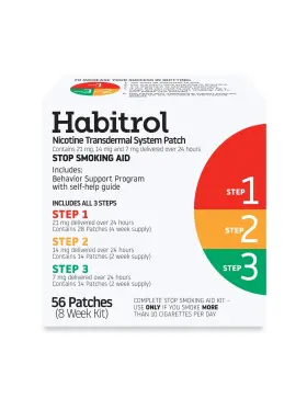 Habitrol 300030150 Nicotine Patch 7mg Stop Smoking Aid 56 Count Pack Transdermal System