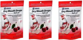 Hager 014081060235 Bag Dry Mouth Lozenge Cherry 2oz 3 Pack