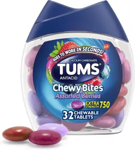 Gl49180 Haleon Us Services Inc. Chewy Bites Antacid Tablets For Chewable Heartburn 32 Count Pack Of 1