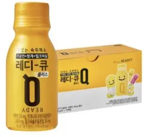 Handok 806107612052 Ready Q Plus Hangover Relief Drink 100ml X 10 Bottles Korean Anti-hangover