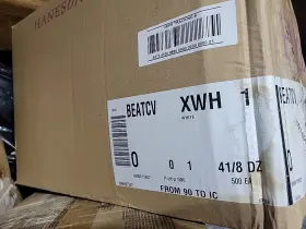 Beatcvxwh1 Hanes Box Of 500 Brands Washable White Cotton Face Masks Beatcv Beatcvxw1 Sealed