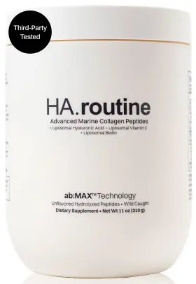 Col-30xp-j-u-mc Haroutine Marine Collagen Peptides Powder Vitamin C Hyaluronic Acid Biotin 11oz