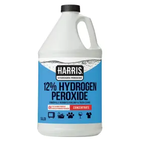 Gl61b0750489 Harris Hydrogen Peroxide 12% Concentrated 128oz Multi Kitchen Bath Laundry Home