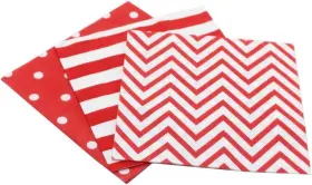 100162135 Hay Biodegradable Napkins - Red