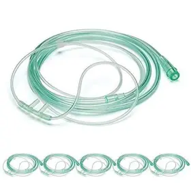Hd Houdell 738629442825 5 Pack Soft Oxygen Cannulas And 7 Delicate Tubing With Standard Connection
