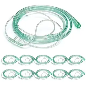 Hd Houdell 794832909975 10 Pack High Flow Soft Oxygen Cannulas And 7 Delicate Tubing With Standard C
