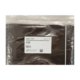 7587 Health Care Logistics 100-pieces Uv Reclosable Protection Bags 6 Inch X 8 Amber