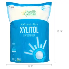 Bb00604 Health Garden Birch Xylitol Sweetener 5lb All Natural Sugar Free Non Gmo