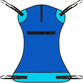 Lva2000blu Health Patient Lift Sling - Transfer Blanket For Bed Positioning And Lifting Large Me