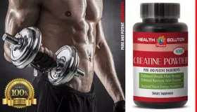 Health Solution Usa 747989450883 Dietary Supplement - Creatine Powder Pure And Potent Ingredients 100 Gram