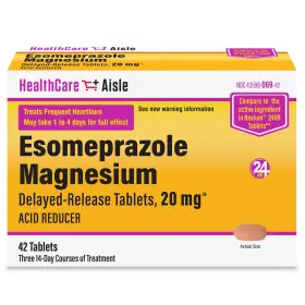 Healthcareaisle 343598069425 Esomeprazole Magnesium Delayed-release Tablets 20mg Capsule